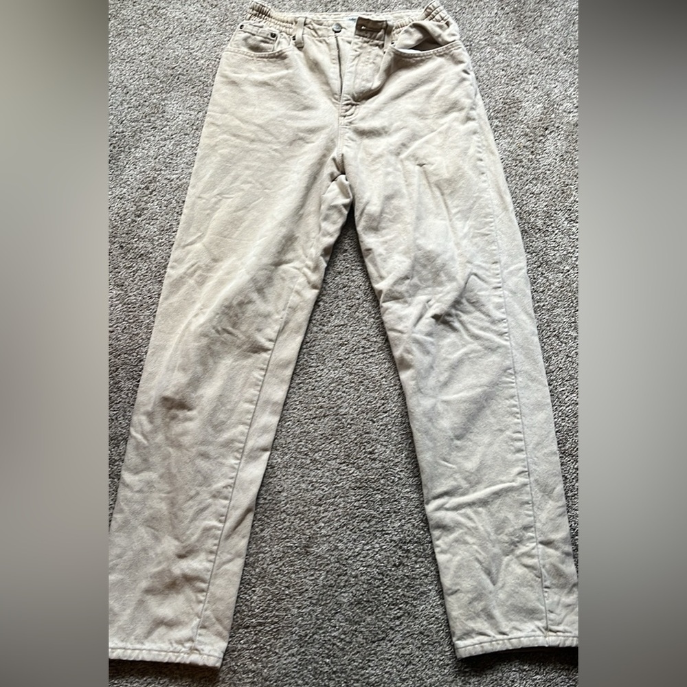 L.L. Bean Flannel Lined Khaki Pants